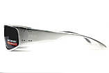 Окуляри захисні Global Vision Bad-Ass-2 Silver (gray), сірі в сріблястій металевій оправі, фото 5