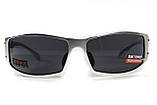 Окуляри захисні Global Vision Bad-Ass-2 Silver (gray), сірі в сріблястій металевій оправі, фото 9