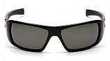 Окуляри поляризаційні (захисні) Pyramex Goliath Polarized (gray), сірі, фото 3