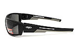 Окуляри захисні Global Vision Sly (gray), сірі, фото 3