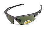 Окуляри захисні Venture Gear MontEagle GunMetal (forest gray) Anti-Fog, сіро-зелені, фото 3