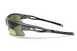 Окуляри захисні Venture Gear MontEagle GunMetal (forest gray) Anti-Fog, сіро-зелені, фото 8