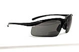 Окуляри біфокальні (захисні) Global Vision Apex Bifocal +2.0 (gray) сірі, фото 3