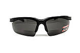 Окуляри біфокальні (захисні) Global Vision Apex Bifocal +2.0 (gray) сірі, фото 4