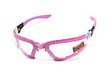 Окуляри захисні з ущільнювачем Global Vision Ruthless Purple (clear) Anti-Fog, прозорі в фіолетовій оправі, фото 3