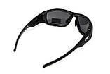 Окуляри захисні з ущільнювачем Global Vision Kinetic (gray), сірі, фото 3