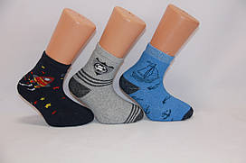 Дитячі шкарпетки махрові для малюків п/е НЛ 14-16 к-2 кораблик