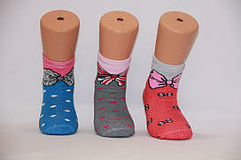 Дитячі шкарпетки махрові для малюків п/е НЛ 14-16 к-5 бантик