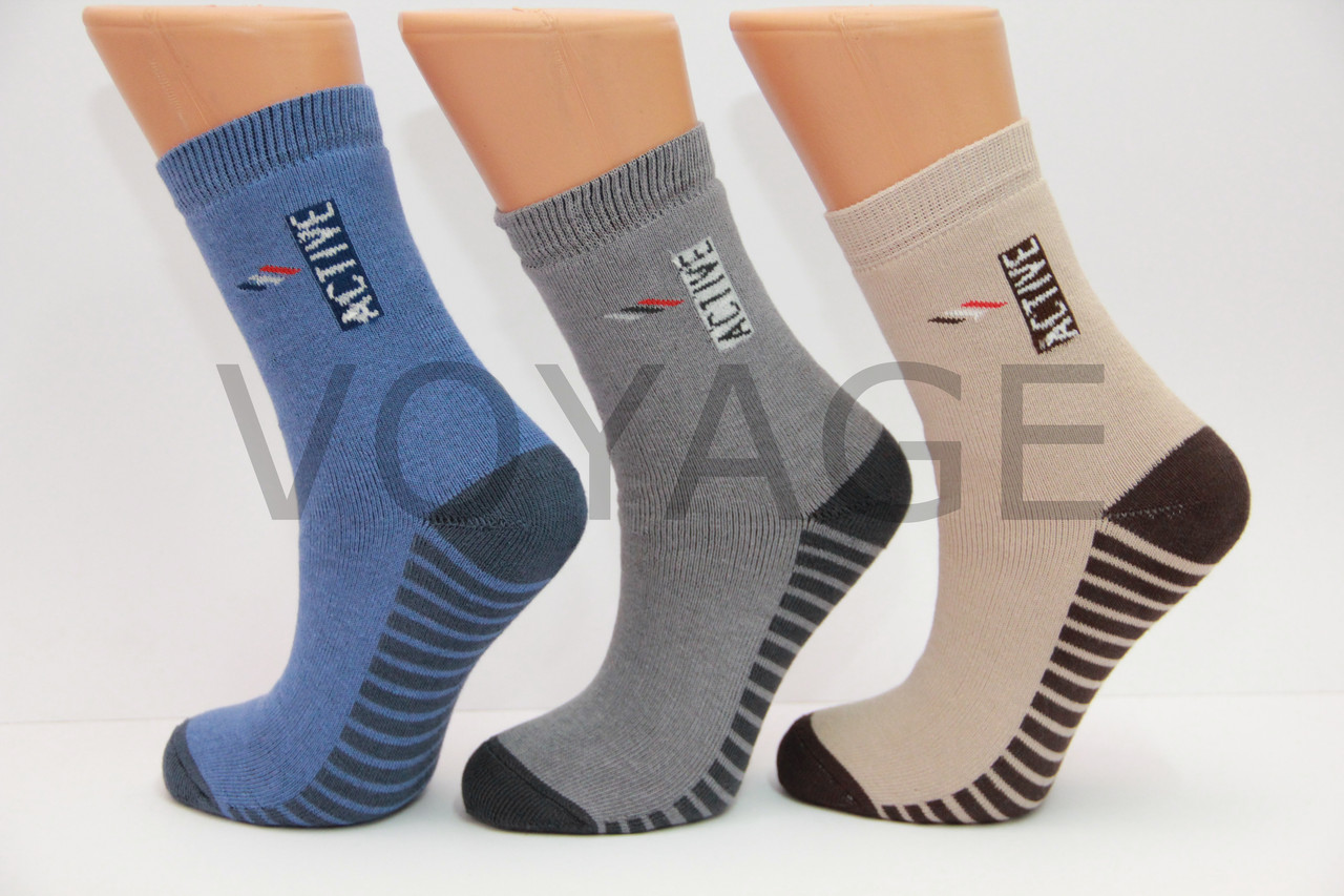 Дитячі шкарпетки махрові для підлітків Стиль люкс 18-20 808 active