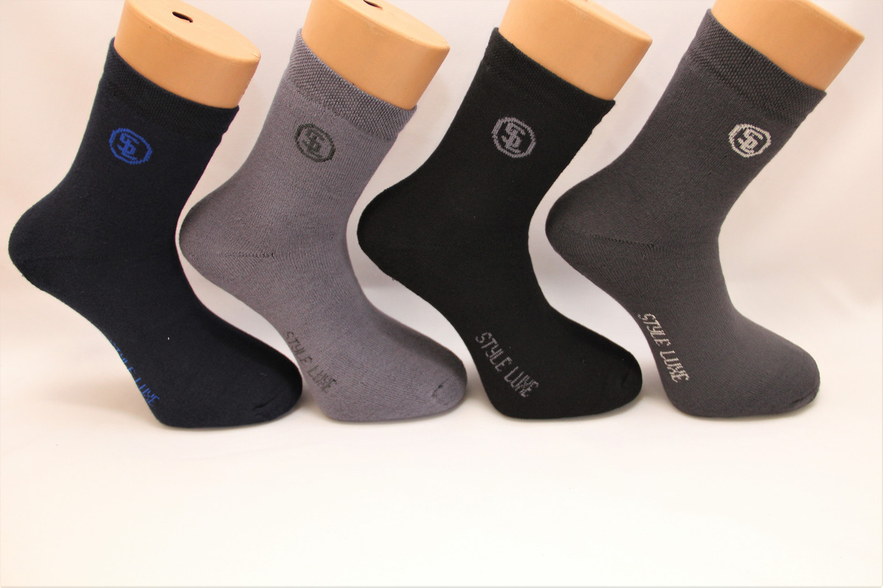 Чоловічі шкарпетки махрові середні Style Luxe 39-41 асорті