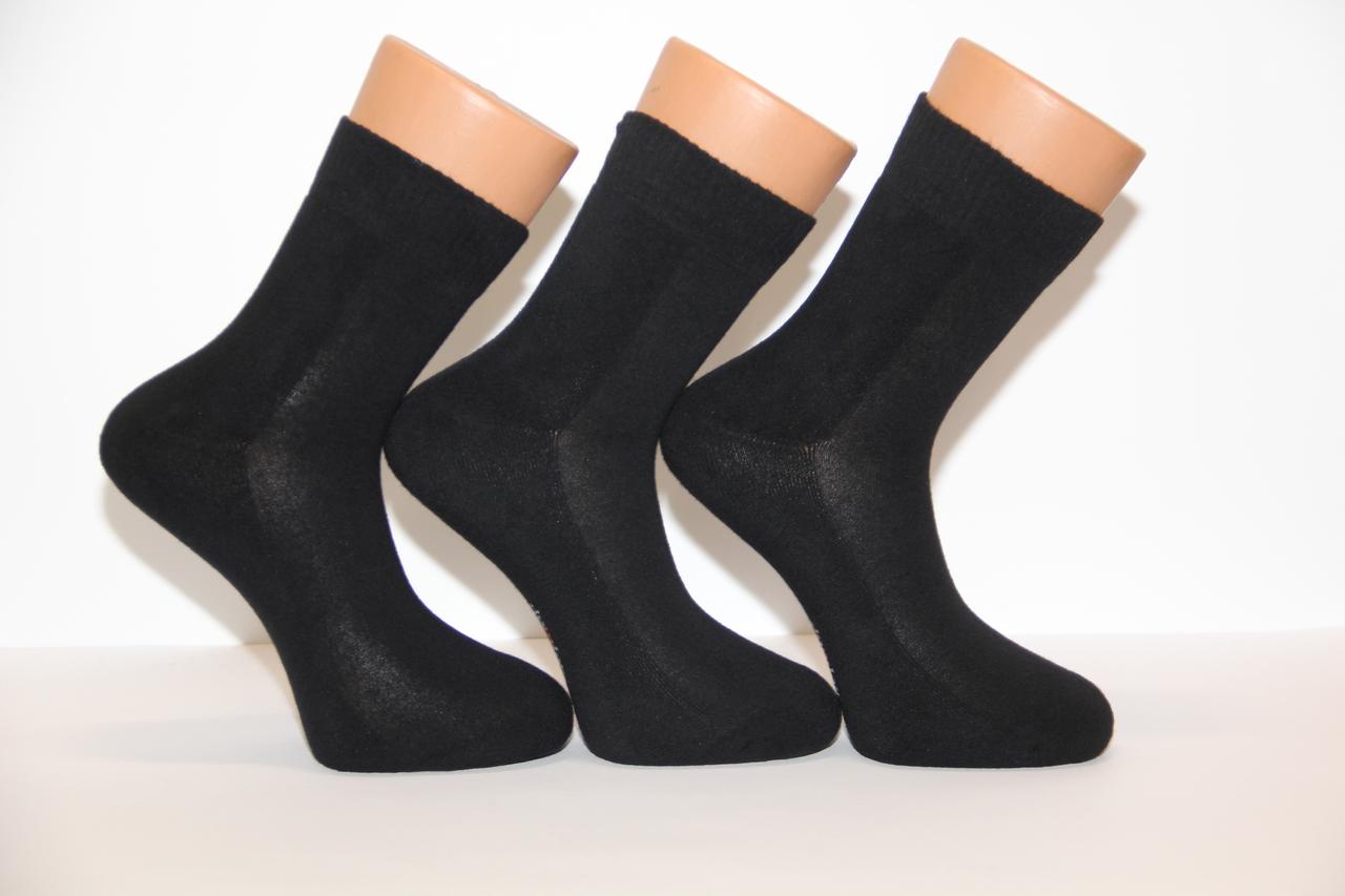 Чоловічі шкарпетки з махровою підошвою середні DUNDAR 40-45 чорний