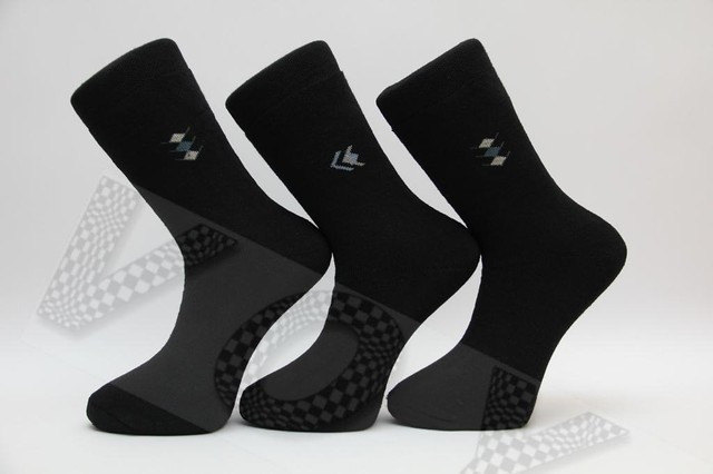 Чоловічі шкарпетки махрові СТИЛЬ 27-29 чорний