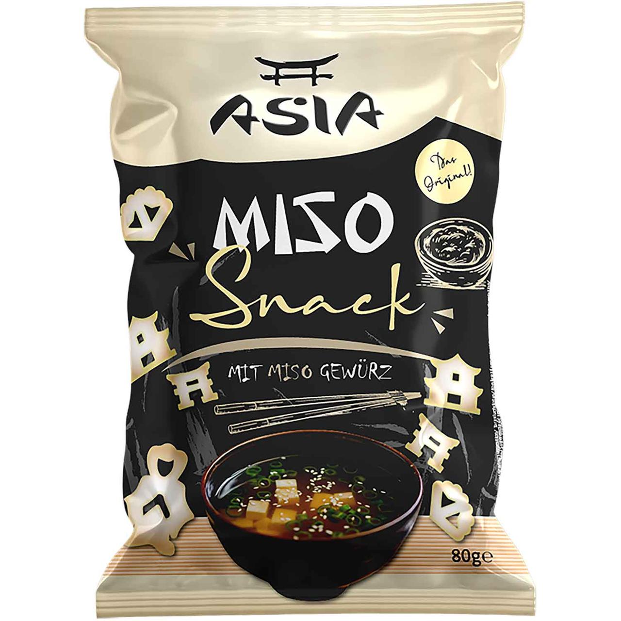 Кукурудзяний снек XOX Asia Miso Snack 80г