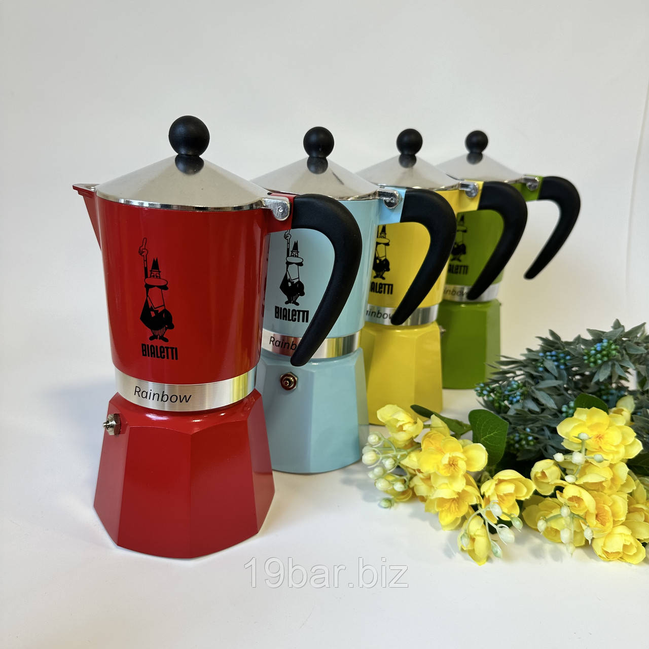 Кавоварка гейзерна Bialetti Rainbow Red (6ч) 990004963, фото 1