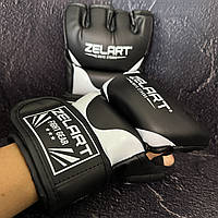 Рукавички для змішаних єдиноборств MMA Zelart BO-3394 чорний