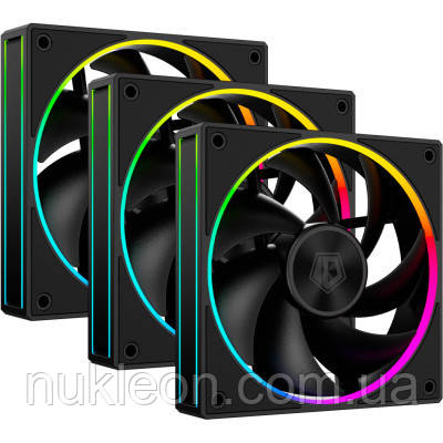 Популярний! Кулер до корпусу ID-Cooling AF-127-ARGB-K TRIO - Краща якість тільки на Nukleon.com.ua, фото 1