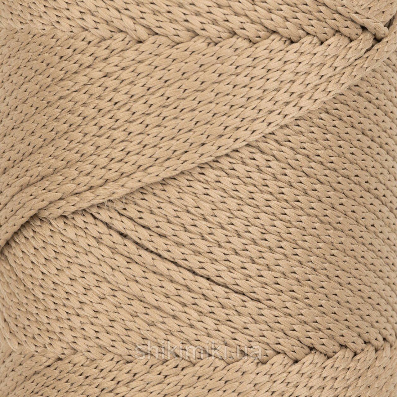 Шнур поліефірний Matte Macrame 3 mm, колір Темно-бежевий, фото 1