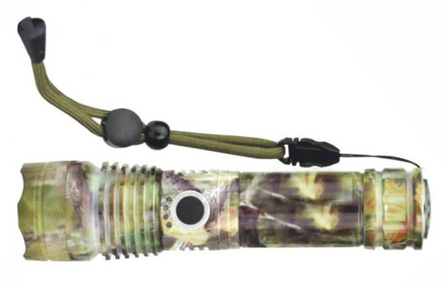 Ліхтар ручний акумуляторний Police RB266 P50 LED Zoom 1x18650/3xAAA mircoUSB Camo (7_00877), фото 1