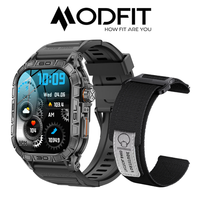 Modfit Navi Compass Ultra Nylon Edition тактичний водонепроникний смарт годинник для війскових з компасом