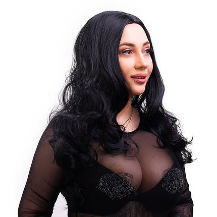 Перука довга кучерява Fetish Hair брюнетка, 65 см., фото 1