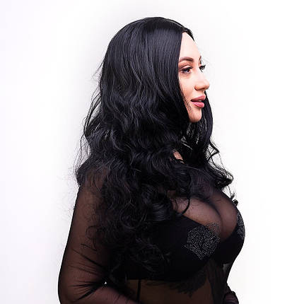 Перука довга кучерява Fetish Hair брюнетка, 65 см., фото 2