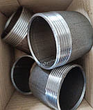 Різьба сталева коротка Ду50 (2") без покриття для з’єднання металевих труб в системах водопроводу, газопроводу, опалення, фото 7