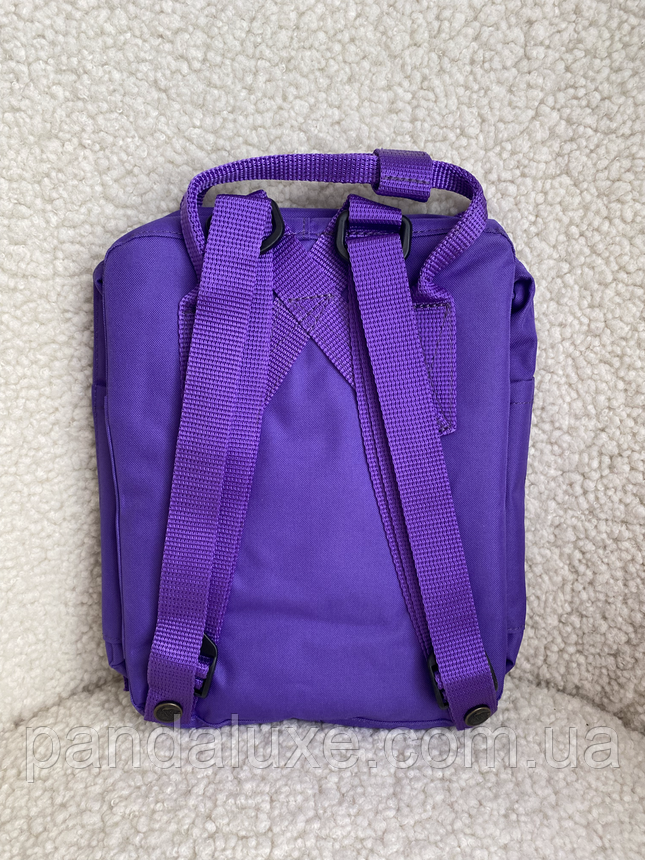 Рюкзак маленький канкен Fjallraven Kanken Mini 7л фіолетовий, фото 3