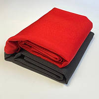 Прапор УПА з габардину П6Г червоно-чорний (90х135 см)