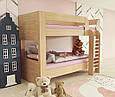 Ліжко двоповерхове розбірне з ламелями на дерев'яній основі Тандем 1 1800х2080х880мм Дуб Сонома, фото 5