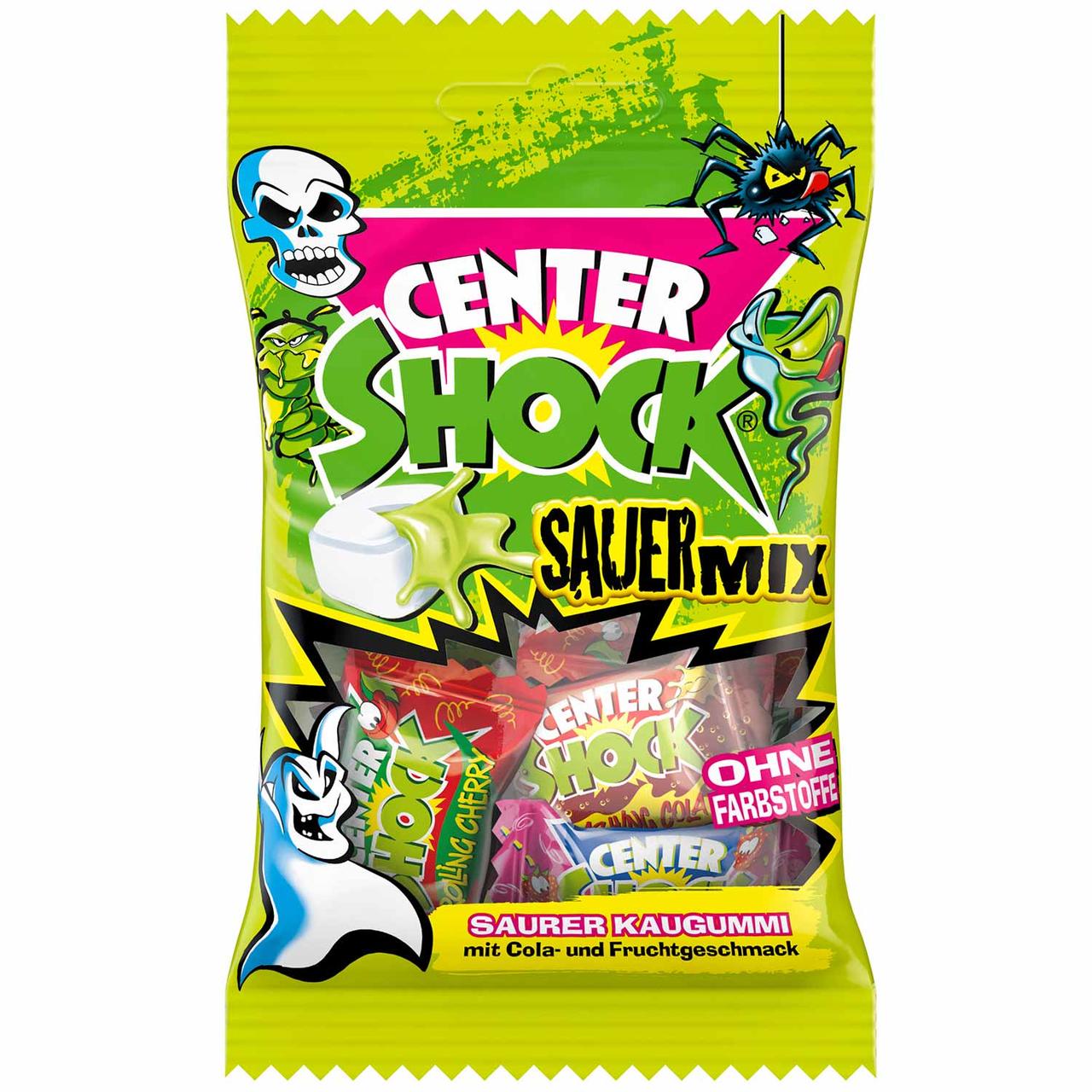 Жувальні резинки Center Shock Sauer Mix 11шт 44г, фото 1
