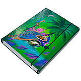 Папка-короб для зошитів на резинці, картонна, А5, РР-покриття, фото 4