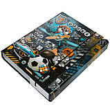 Папка-короб для зошитів на резинці, картонна, В5, РР-покриття, фото 3