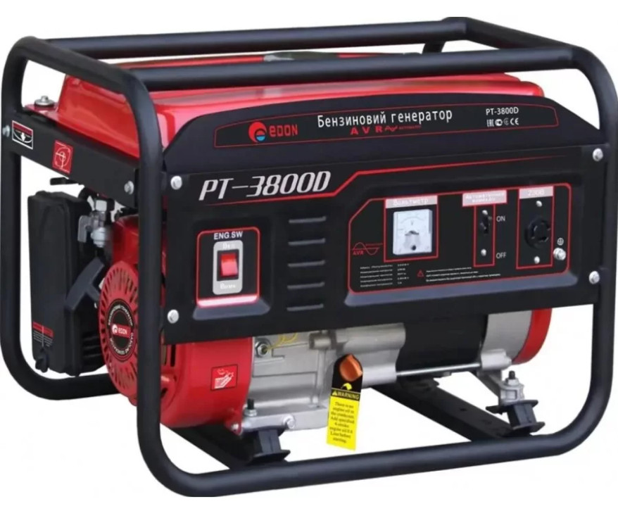 Бензиновий генератор EDON PT 3800D