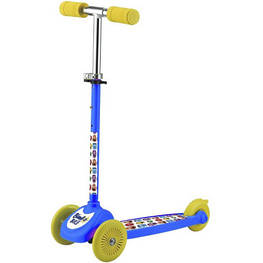 Самокат Bimbo Bike Monsters 12` з регулюванням висоти Синьо-жовтий (75803-IS) - оригінал