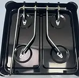 Настільна газова плита Rainberg RB-2227 на 4 конфорки з емальованим покриттям, компактна плита для кухні, фото 3