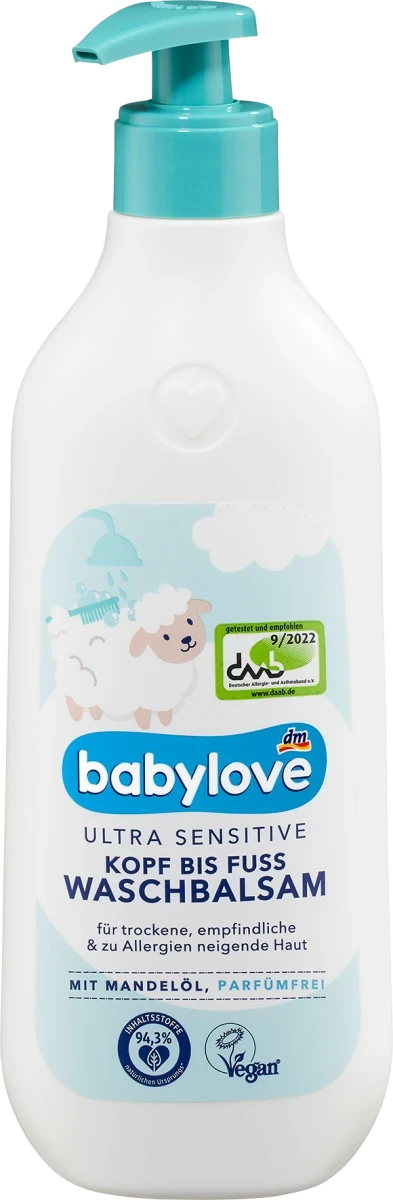 Дитячий бальзам-гель Babylove Waschbalsam pflegend, 0,5 мл