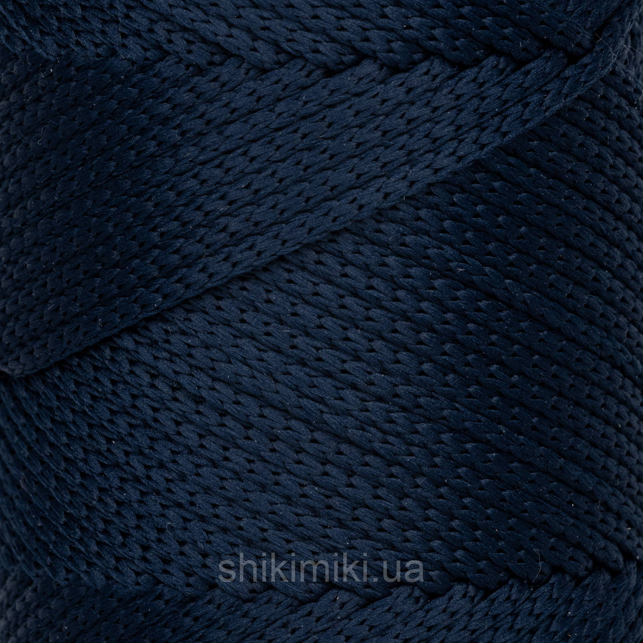 Шнур поліефірний Matte Macrame 3 mm, колір Темно-синій, фото 1