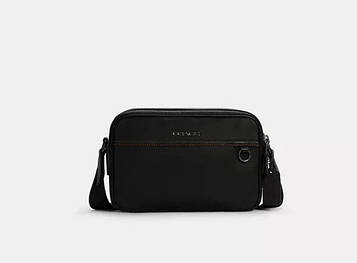 Чоловіча сумка Coach Graham Crossbody Bag (чорна) ОРИГІНАЛ