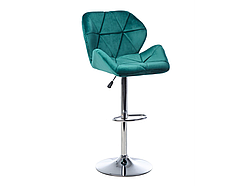 Барний стілець для кухні B-71 смарагдовий