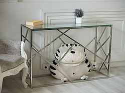 Консоль CF-3 прозорий + срібло