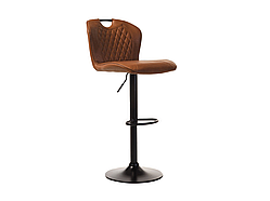 Барний стілець для кухні В-102 бренді + чорний