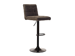 Барний стілець для кухні B-106 попільний антік + чорний