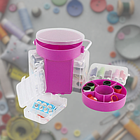 Швейний набір 150 предметів у кейсі Supercosturero Органайзер для шиття творчості рукоділля