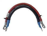 Кабель для інвертора, АКБ 26см ( перетин 25мм) 140А ( 2шт)
