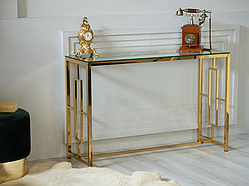Консоль CL-3 прозорий + золото