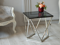 Кавовий стіл CP-2 тонований + срібло