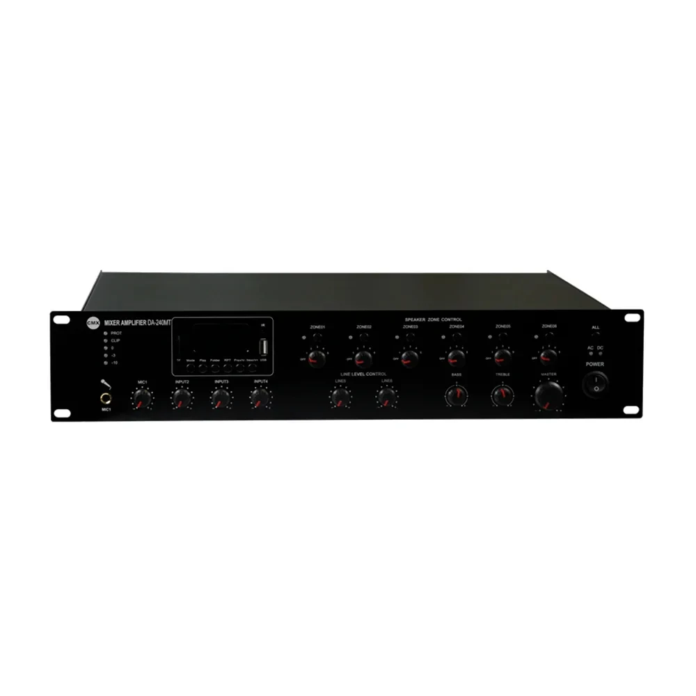 Мікшуючий підсилювач CMX DA-240MT, 6 зон, 19" (17-00001)