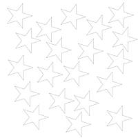 Зірка білий з оракалу 3х3см 20шт