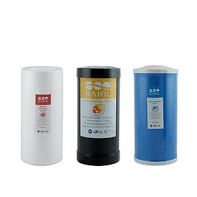 Комплект картриджів Big Blue 10 "Raifil RESIN-UDF (пом'якшення)