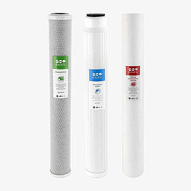 Комплект змінних картриджів 20 Slim Raifil (SC-20, GAC-20RC, CBC-20-10)